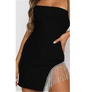 White Fox Come Back Mini Dress NWT